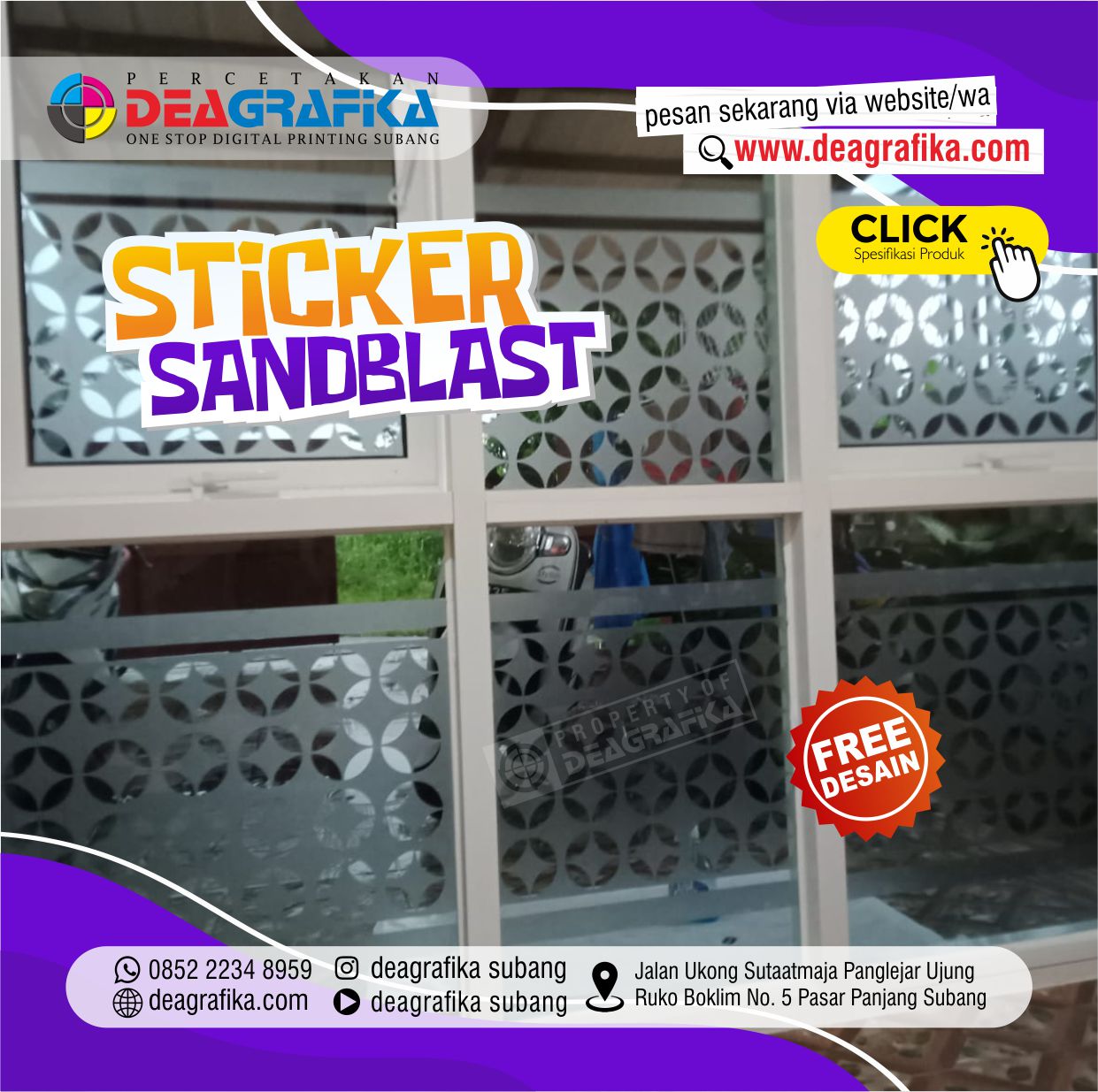 Sticker Sandblast