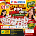 STICKER PIPI MERAH PUTIH