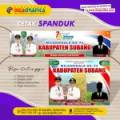 Spanduk Semarak 75 th Subang Jawara