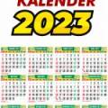 Link Download Kalender 2023 Format JPG, CDR Lengkap Tanggal Hijriyah