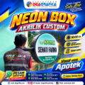 NEON BOX APOTEK 50×50 CM