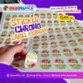 STICKER CHROMO A3 LABEL