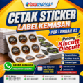 STICKER LABEL KEMASAN A3